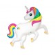 336191 BALON FOLIOWY 24"JEDNOROŻEC TĘCZOWY 99CM GODAN