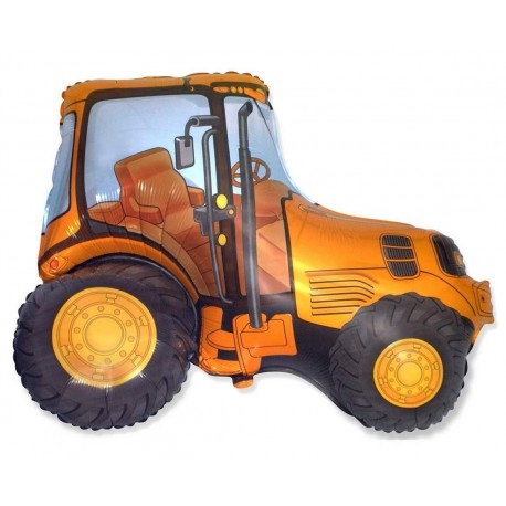 338058 BALON FOLIOWY 24" TRAKTOR POMARAŃCZOWY 60CM GODAN