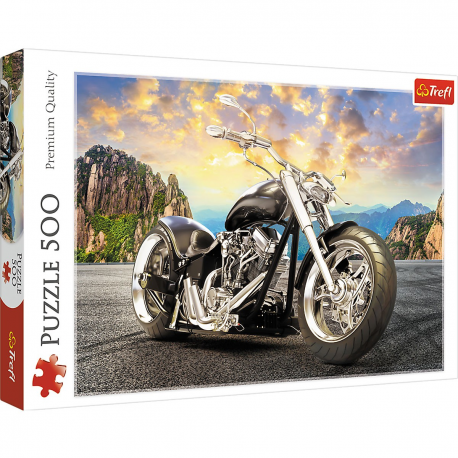 37484 TREFL PUZZLE 500 EL. MOTOCYKL