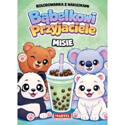 775235 MARTEL KOLOROWANKA Z NAKLEJKAMI BĄBELKOWI PRZYJACIELE MISIE
