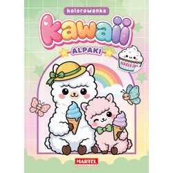520941 MARTEL KOLOROWANKA Z NAKLEJKAMI KAWAII ALPAKI