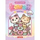 520934 MARTEL KOLOROWANKA Z NAKLEJKAMI KAWAII KOTKI