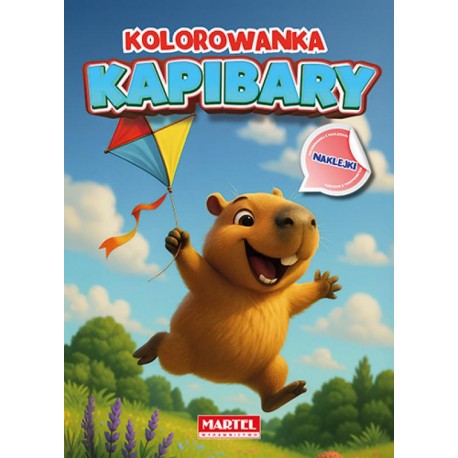 520293 MARTEL KOLOROWANKA Z NAKLEJKAMI PRZYJACIELE. KAPIBARY