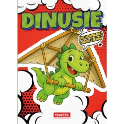 520415 MARTEL KOLOROWANKA Z NAKLEJKAMI KOMIKSOWA DINUSIE