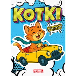 520439 MARTEL KOLOROWANKA Z NAKLEJKAMI KOMIKSOWA KOTKI