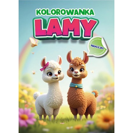 520286 MARTEL KOLOROWANKA Z NAKLEJKAMI PRZYJACIELE. LAMY