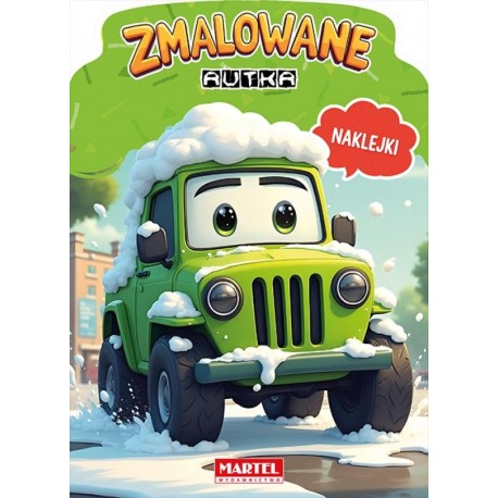 520736 MARTEL KOLOROWANKA Z NAKLEJKAMI ZMALOWANE AUTKA