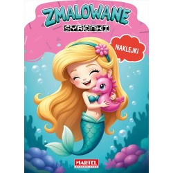520750 MARTEL KOLOROWANKA Z NAKLEJKAMI ZMALOWANE SYRENKI