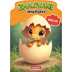 520743 MARTEL KOLOROWANKA Z NAKLEJKAMI ZMALOWANE DINUSIE