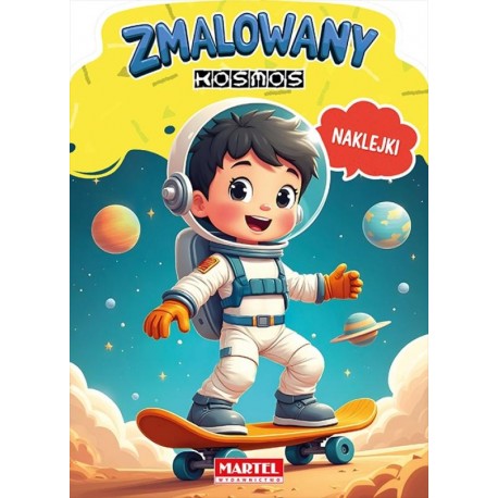 520767 MARTEL KOLOROWANKA Z NAKLEJKAMI ZMALOWANY KOSMOS