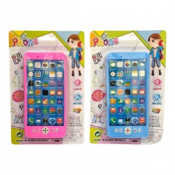 218917 TELEFON SMARTFON NA BATERIE Z DŹWIĘKAMI 2 KOLORY CABO-TOYS