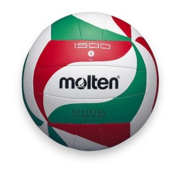 795801 PIŁKA SIATKOWA MOLTEN V5-M1500 ZIELONO-BIAŁO-CZERWONA ROZMIAR 5