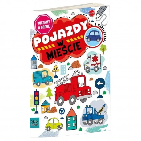 335286 KOLOROWANKA A4 POJAZDY W MIEŚCIE HENRY