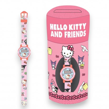 799556 DIAKAKIS SKARBONKA Z ZEGARKIEM HELLO KITTY PULIO