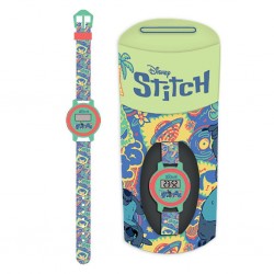 799587 DIAKAKIS SKARBONKA Z ZEGARKIEM LILO&STITCH ZIELONY PULIO