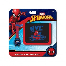 799709 DIAKAKIS PORTFEL Z ZEGARKIEM SPIDERMAN PULIO