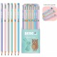 295118 OŁÓWEK GRAFITOWY OKRĄGŁY HB Z GUMKĄ BEBE KIDS PASTEL INTERDRUK