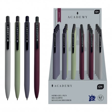 362605 DŁUGOPIS METALOWY AUTOMATYCZNY NIEBIESKI SMART ACADEMY&nbsp;INTERDRUK