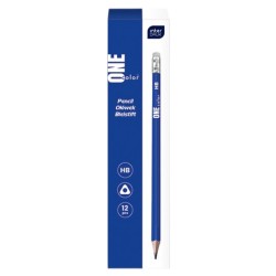 388650 OŁÓWEK GRAFITOWY Z GUMKĄ ONE COLOR FSC 100%&nbsp;INTERDRUK