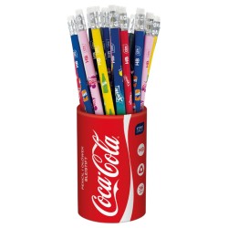 383068 OŁÓWEK Z GUMKĄ COCA-COLA MIX 1 FSC 100%&nbsp;INTERDRUK