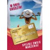 792100 KARNET KARTKA Z ŻYCZENIAMI URODZINY KARTA KREDYTOWA ARMIN STYLE