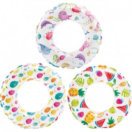 452418 INTEX KOŁO DO PŁYWANIA 61CM MIX TRIFOX
