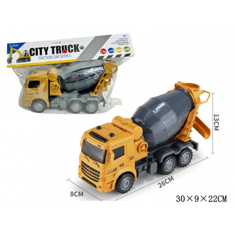 000517 POJAZDY BUDOWLANE PLASTIKOWA BETONIARKA 26CM GAZELO