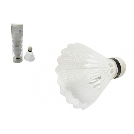 497457 LOTKI DO BADMINTON 6 SZTUK BIAŁE PLASTIKOWE GAZELO