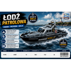 906925 ŁÓDŹ PLASTIKOWA PATROLOWA POLICYJNA F.H. TOYS