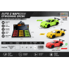 012421 METALOWY SAMOCHÓD WYŚCIGOWY AUTO Z NAPĘDEM 11CM 3 KOLORY F.H. TOYS