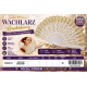 7903030 WACHLARZ ZDOBIONY BIAŁO ZŁOTY F.H. TOYS