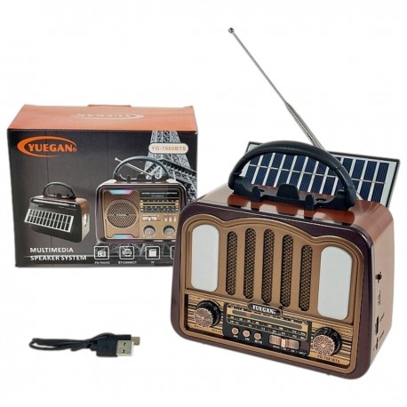 635807 GŁOŚNIK BT USB Z RADIEM RADIO RETRO ADAR