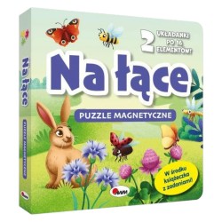 816465 PUZZLE MAGNETYCZNE NA ŁĄCE – ZESTAW KREATYWNY DLA DZIECI Z KSIĄŻECZKĄ I MAGNESAMI MOREX
