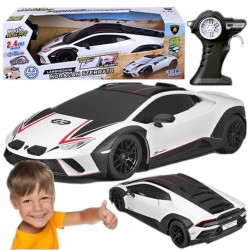 828174 SAMOCHÓD ZDALNIE STEROWANY LAMBORGHINI HURACAN STERRATO 1:14 PILOT RC AUTO MAISTO ANEK