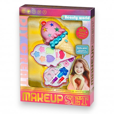 494374 ZESTAW PIĘKNOŚCI MALOWIDŁA DO TWARZY LÓD ROŻEK MAKIJAŻ BIGTOYS
