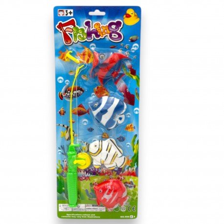 145474 RYBKI MAGNETYCZNE Z WĘDKĄ DO ŁOWIENIA CABO-TOYS