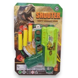 394827 PISTOLET NA STRZAŁKI PIANKOWE DINO NA BLISTRZE CABO-TOYS