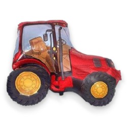 2308778 BALON FOLIOWY TRAKTOR POMARAŃCZOWY DEKORACJA NA URODZINY 61 CM GODAN