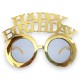 183221 OKULARY HAPPY BIRTHDAY ZŁOTE GODAN
