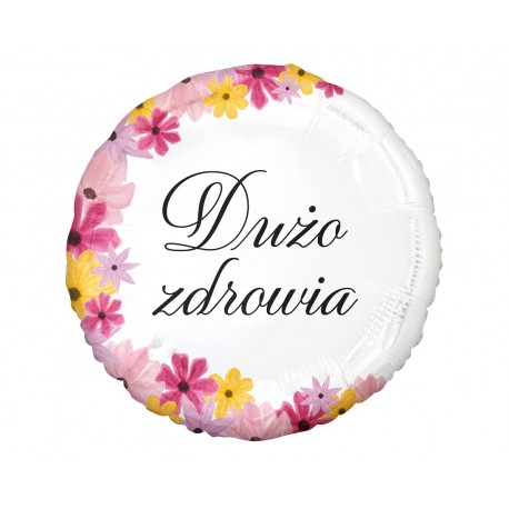 422167 BALON FOLIOWY DUŻO ZDROWIA GODAN