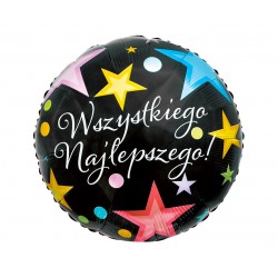 121568 BALON FOLIOWY WSZYSTKIEGO NAJLEPSZEGO, 36 CM GODAN