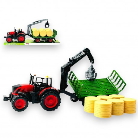 492506 TRAKTOR Z MASZYNĄ ROLNICZĄ GAZELO
