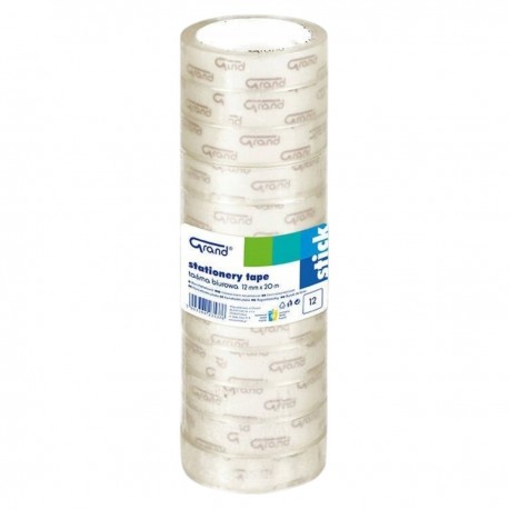 235376 TAŚMA BIUROWA GRAND 12×20 M *1SŁUP-12SZT. KW TRADE