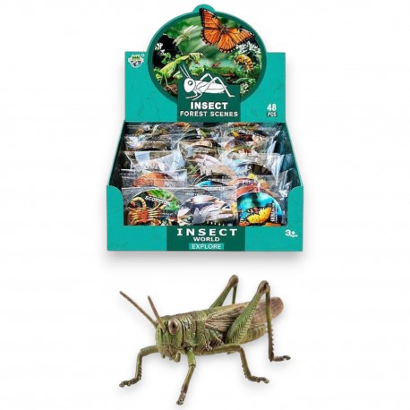 057300 INSEKT 7CM W DISPLAYU 12-RODZAJÓW HIPO