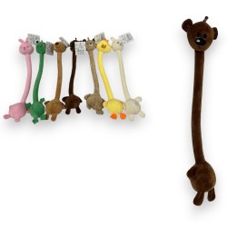 001354 MASKOTKA MIX ZWIERZĄTKO DŁUGA SZYJA DŹWIĘK 40CM GAZELO
