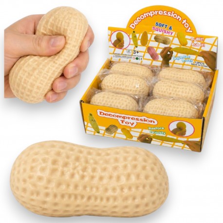 070705 GNIOTEK SQUISHY ORZESZEK FISTASZEK ANTYSTRESOWY 10 CM