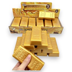 GNIOTEK ANTYSTRESOWY SQUISHY ZŁOTO GOLD