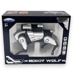 057935 ROBOT WILK NA BATERIE CHODZI MÓWI ŚWIATŁO DŹWIĘK HIPO