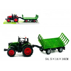 492452 TRAKTOR Z PRZYCZEPĄ 55CM GAZELO