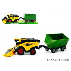 492537 KOMBAJN Z PRZYCZEPĄ 62CM GAZELO